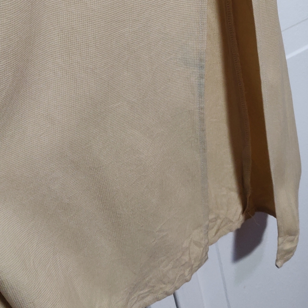 Casual Corner Light Yellow Silk Maxi Dress - Picture 5 of 13